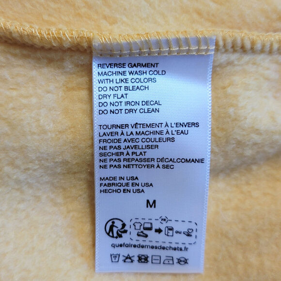 Anthropologie Midnight Rider The Carolita Zodiac Pisces Sweatshirt Yellow Gold M - Picture 13 of 15